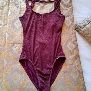 Burgundy Ballet Leotard